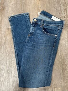 rag & bone Skinny Jeans in Medium Wash Blue